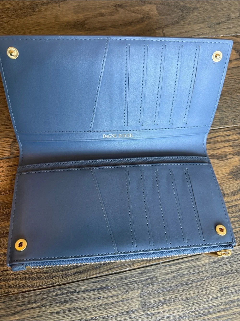 Dagne Dover Portfolio Wallet - Blue